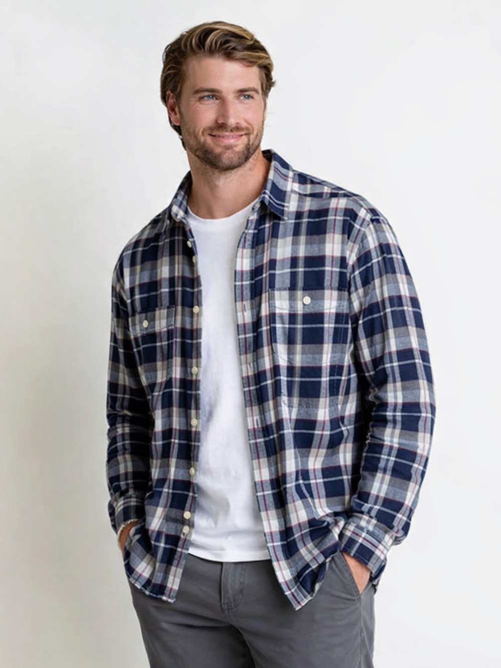 Lauren Ralph Lauren Plaid Button Shirt Men’s 2X Cotton Long Sleeve Casual